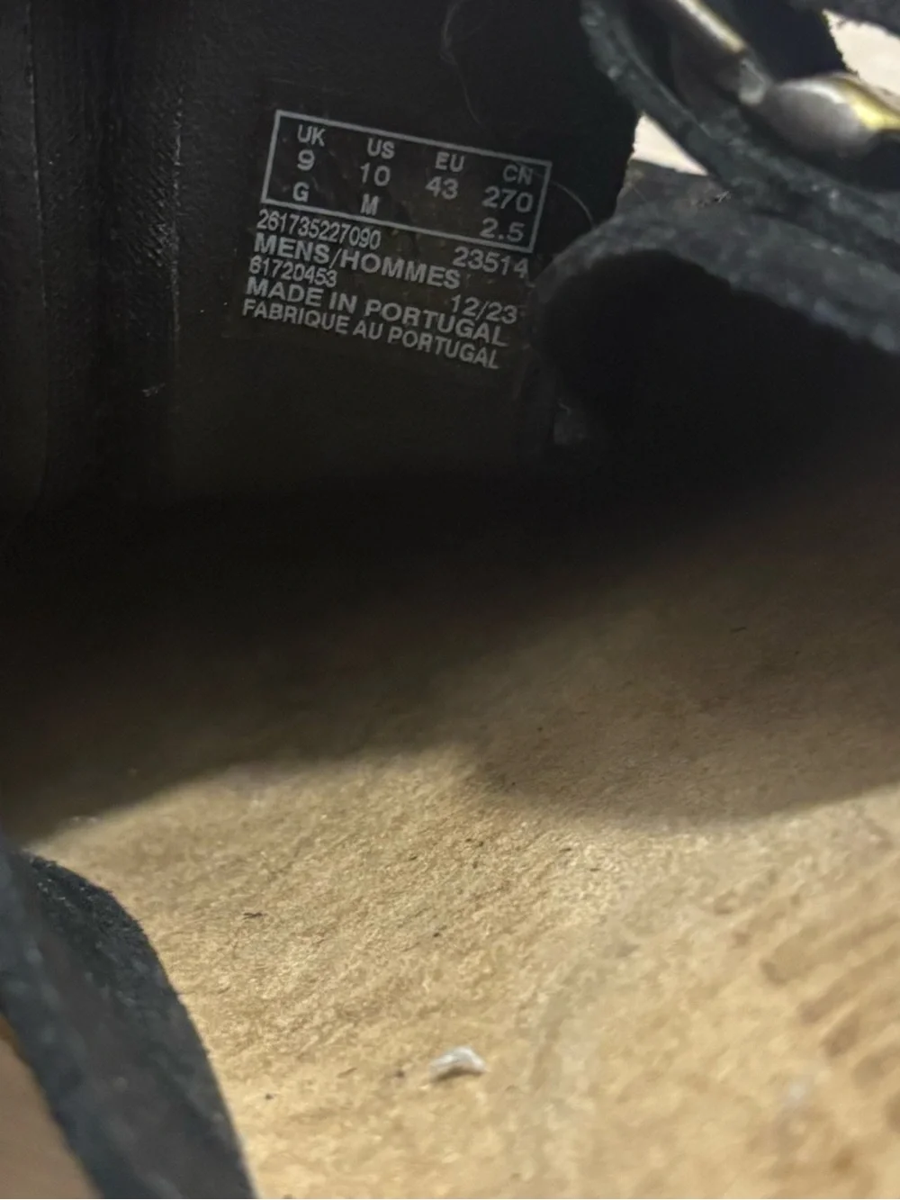 Clarks Originals Trek Mule Black Suede